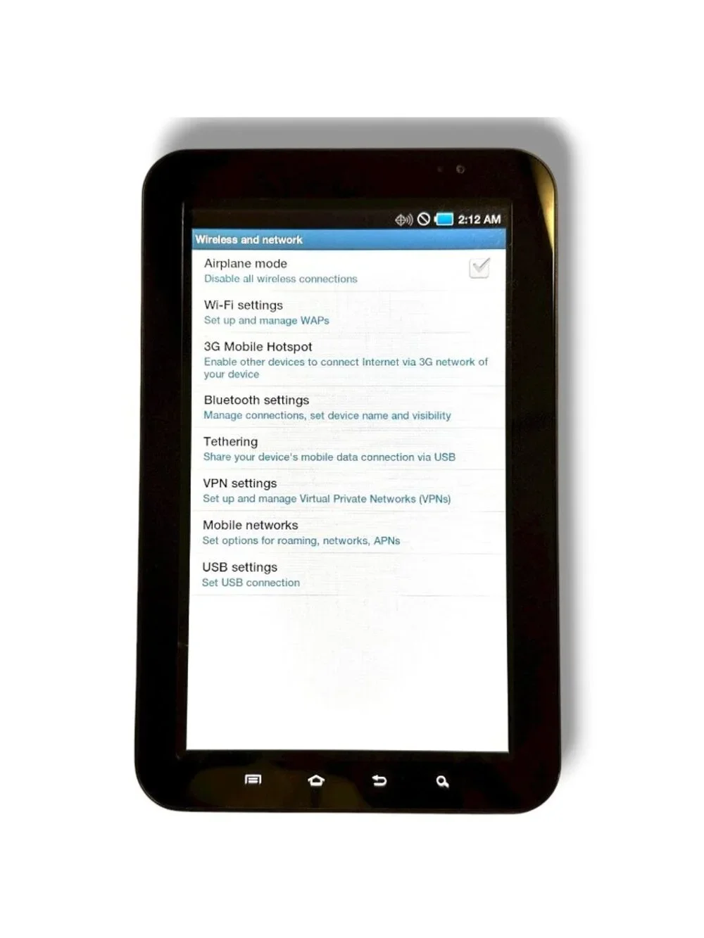 Samsung Galaxy Tab SCH-I800 7-Inch Android Tablet Wi-Fi + 3G Verizon Wireless Un